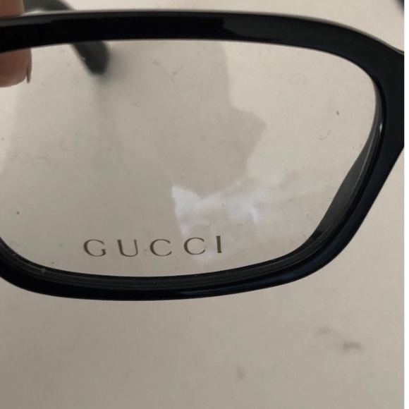 Gucci GG0168O Unisex Rectangular Eyeglasses - Picture 8 of 12